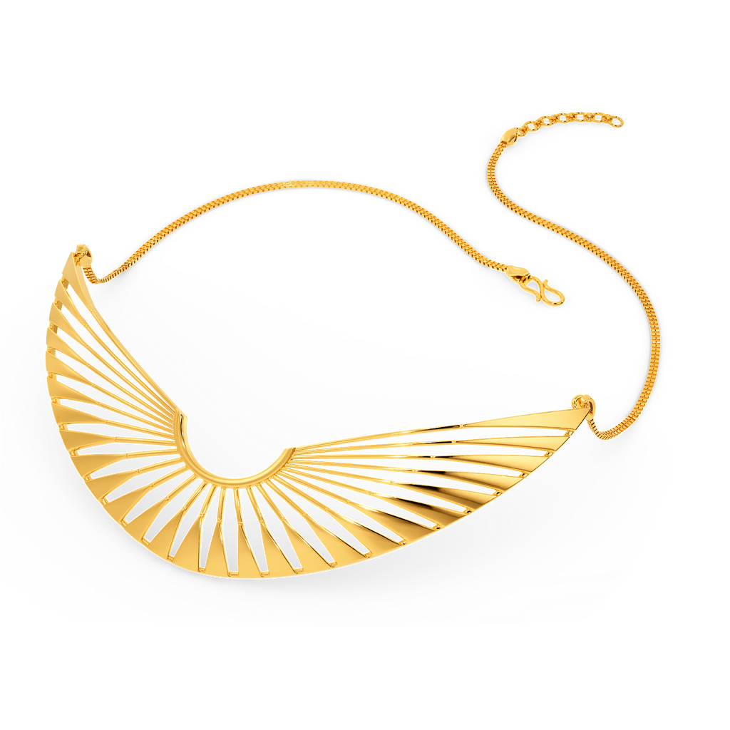Summer Swirl Gold Necklaces