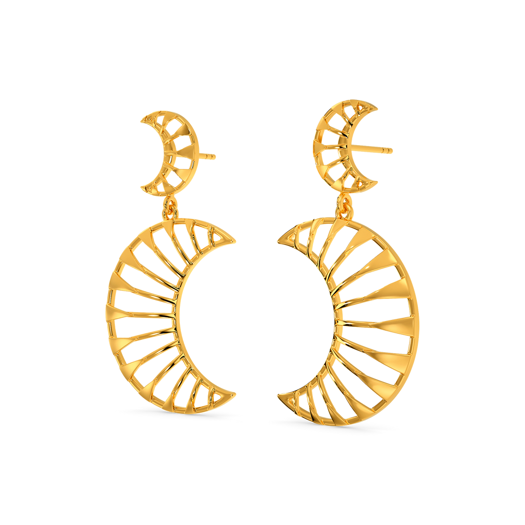 In A Summer Mood Gold Earrings