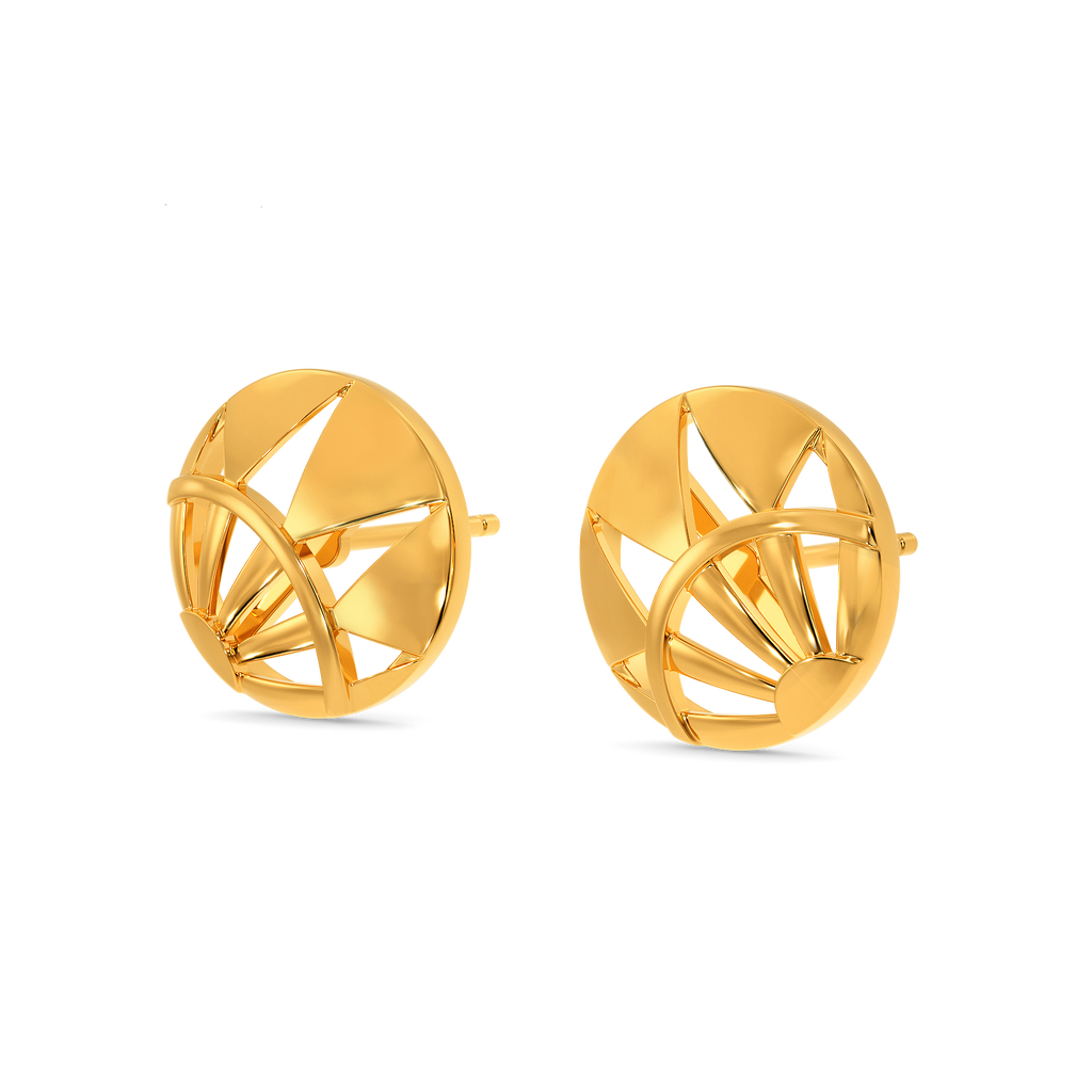 In A Summer Mood Gold Earrings