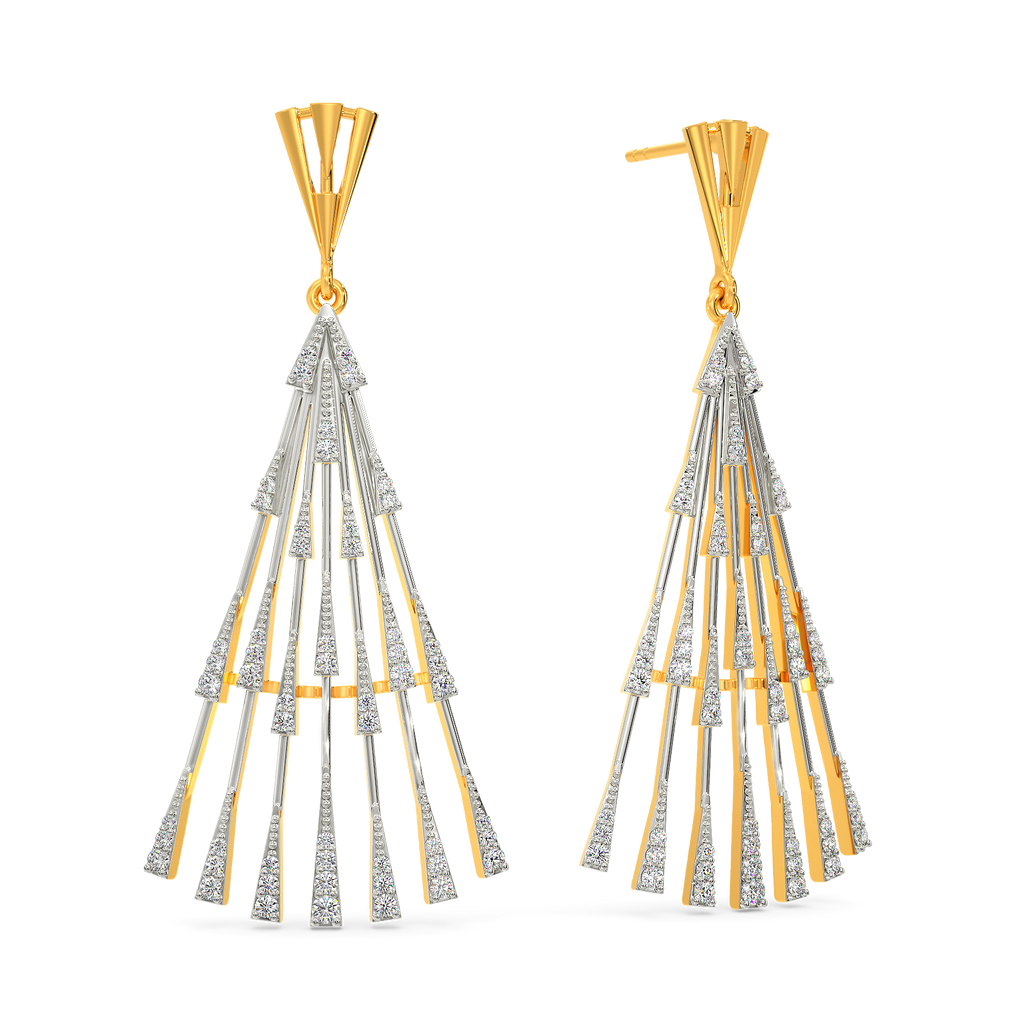 Luminescent Diamond Earrings