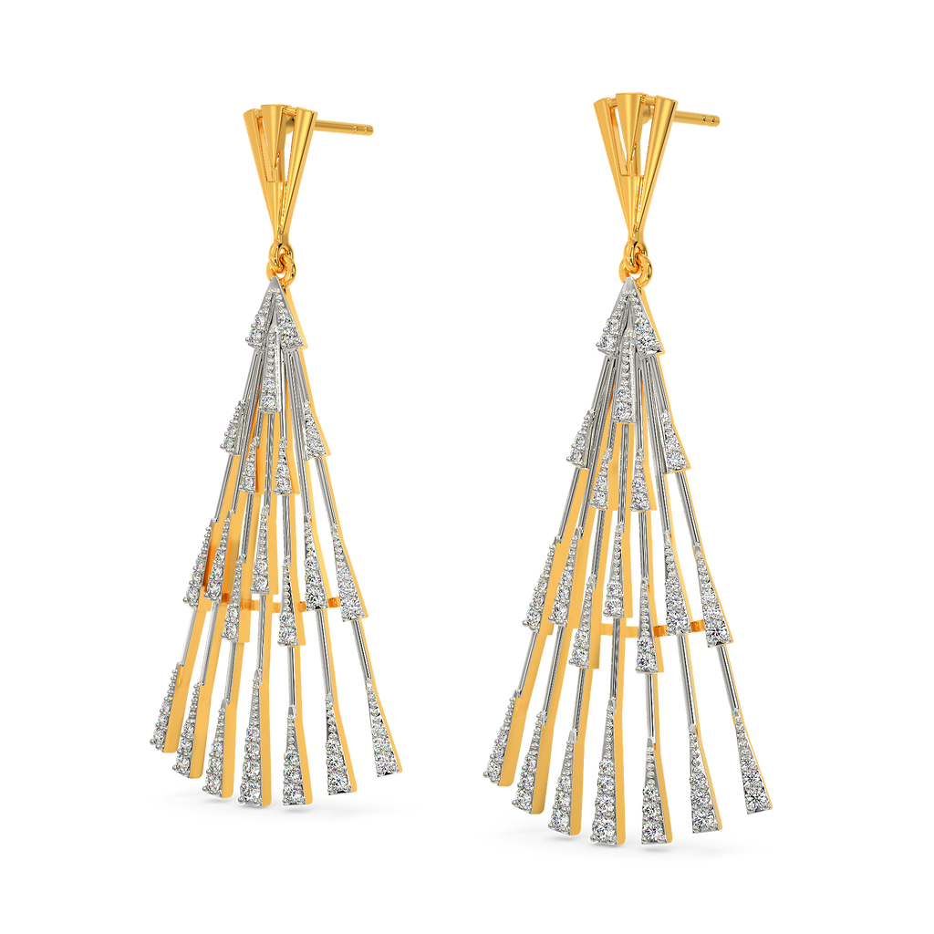 Luminescent Diamond Earrings
