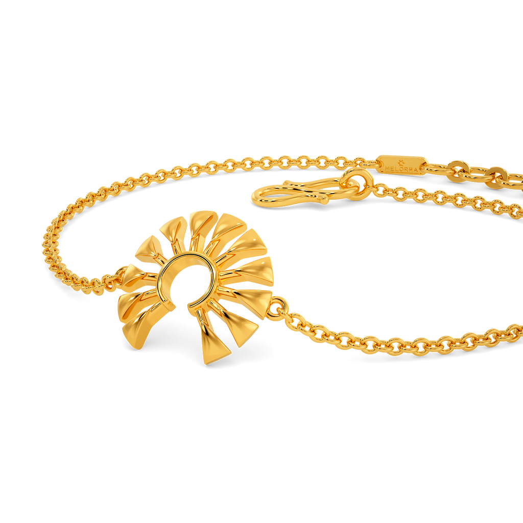 Poisy Like Daisy Gold Bracelets