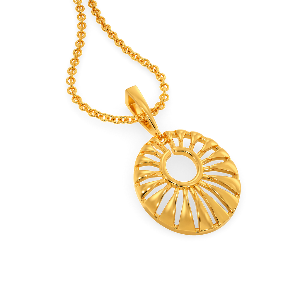 Poisy Like Daisy Gold Pendants