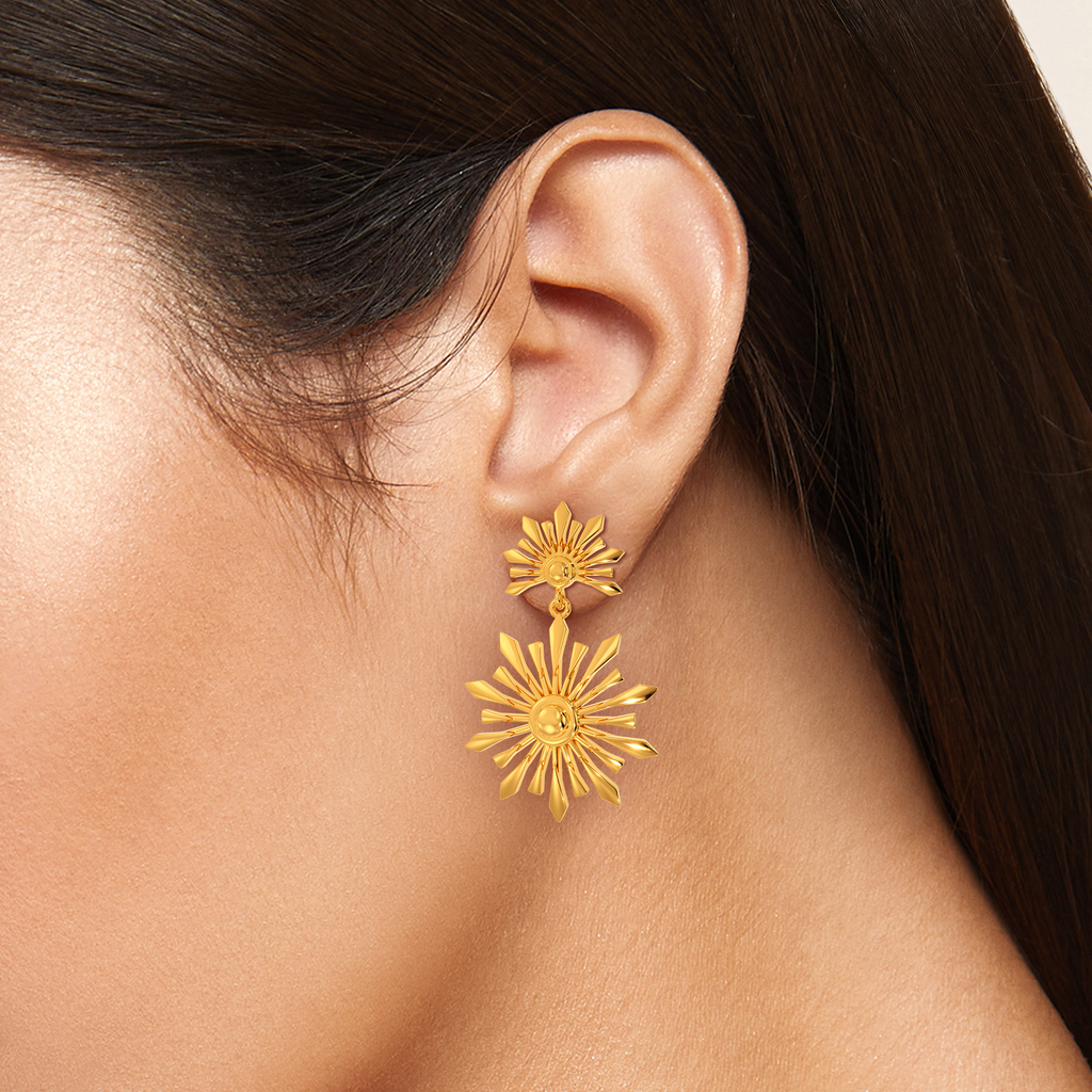 Hello Summer Gold Earrings