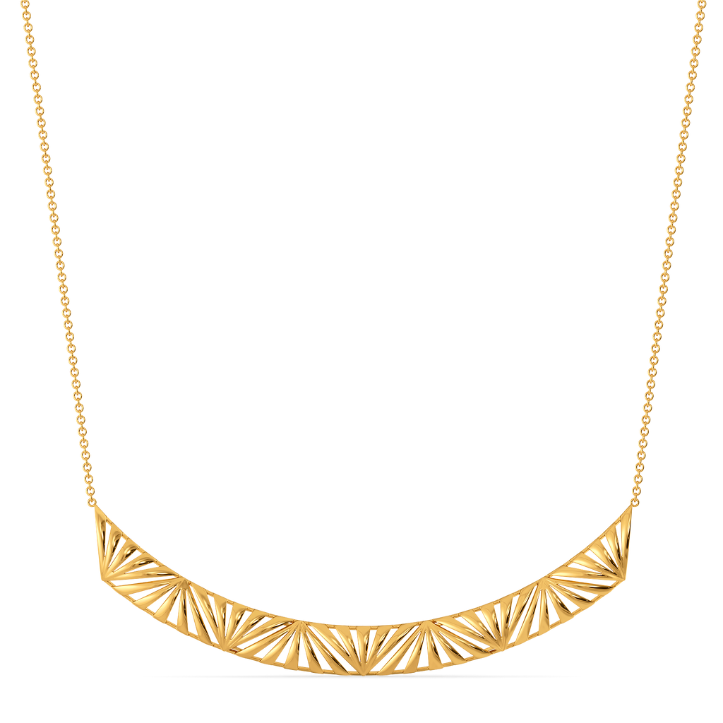 Wear the Pleats Gold Necklaces