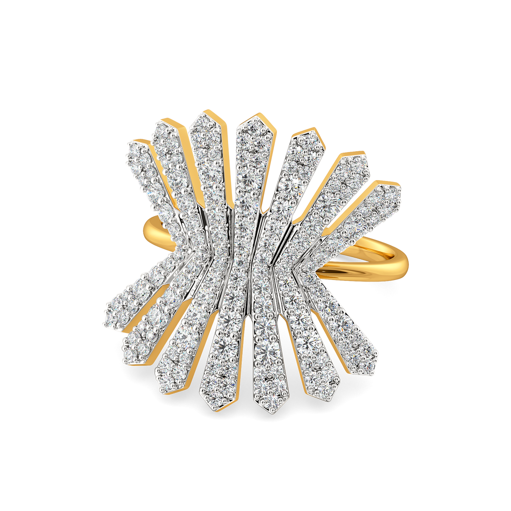 Pleats of the Season Diamond Rings