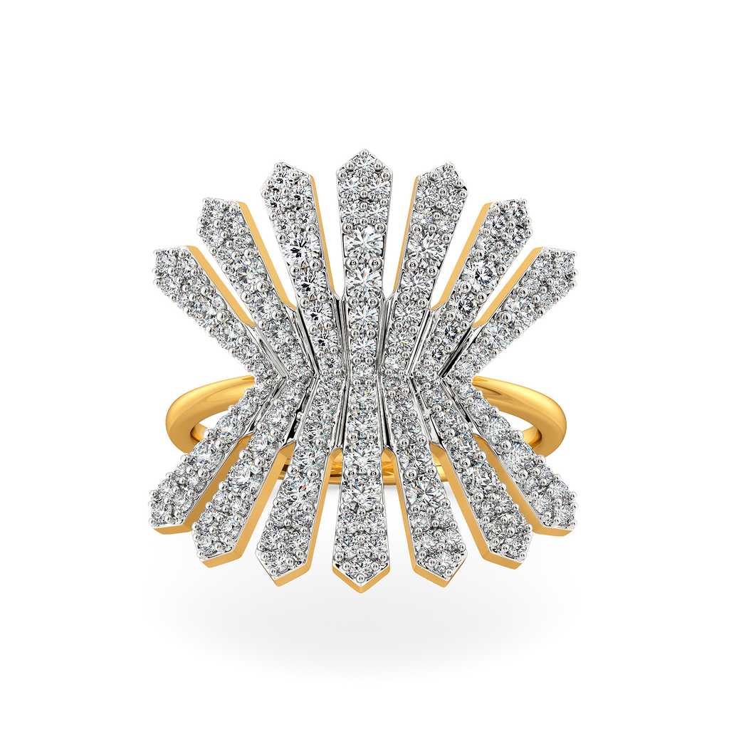 Pleats of the Season Diamond Rings