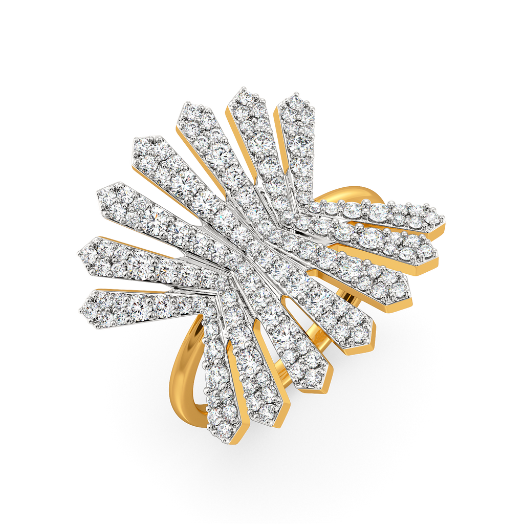 Pleats of the Season Diamond Rings