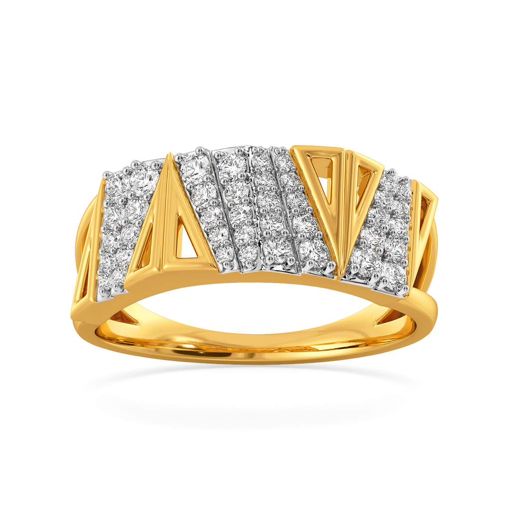 Pleats Please Diamond Rings