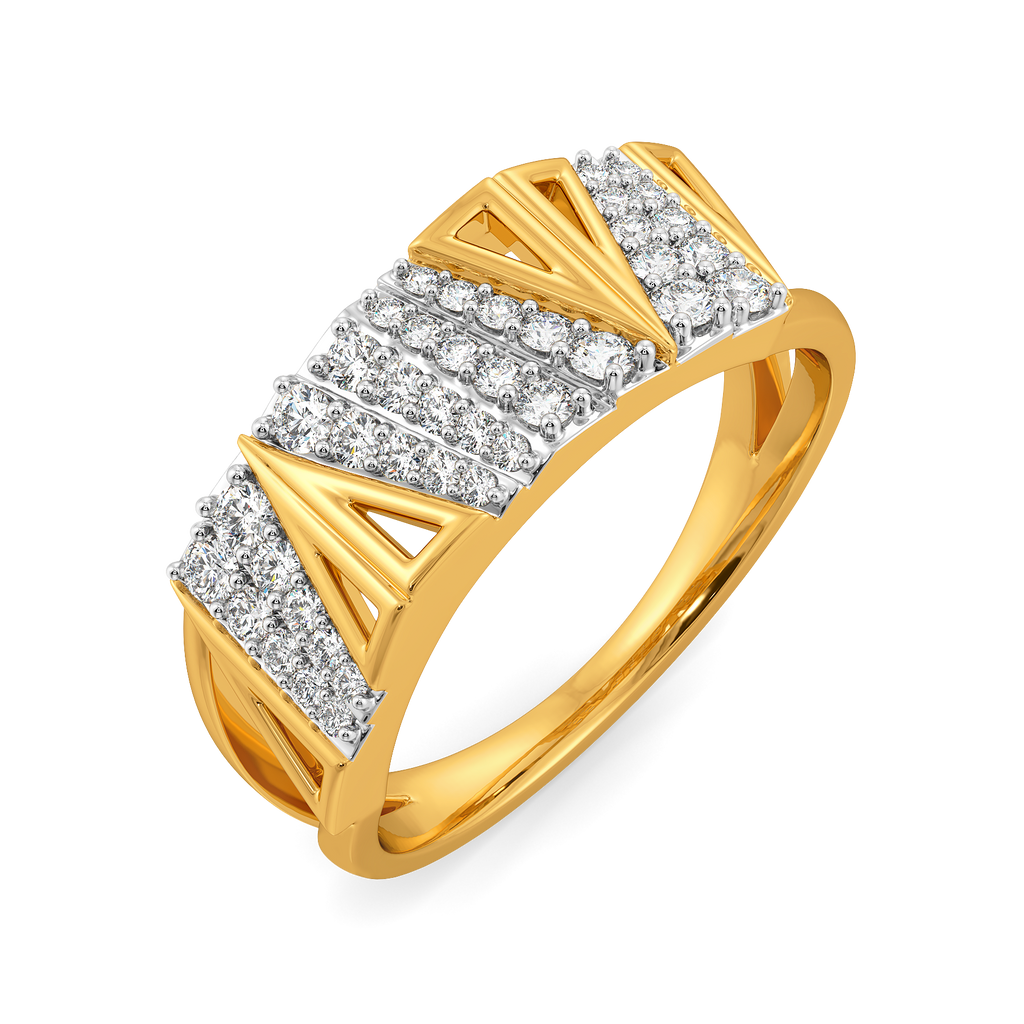 Pleats Please Diamond Rings