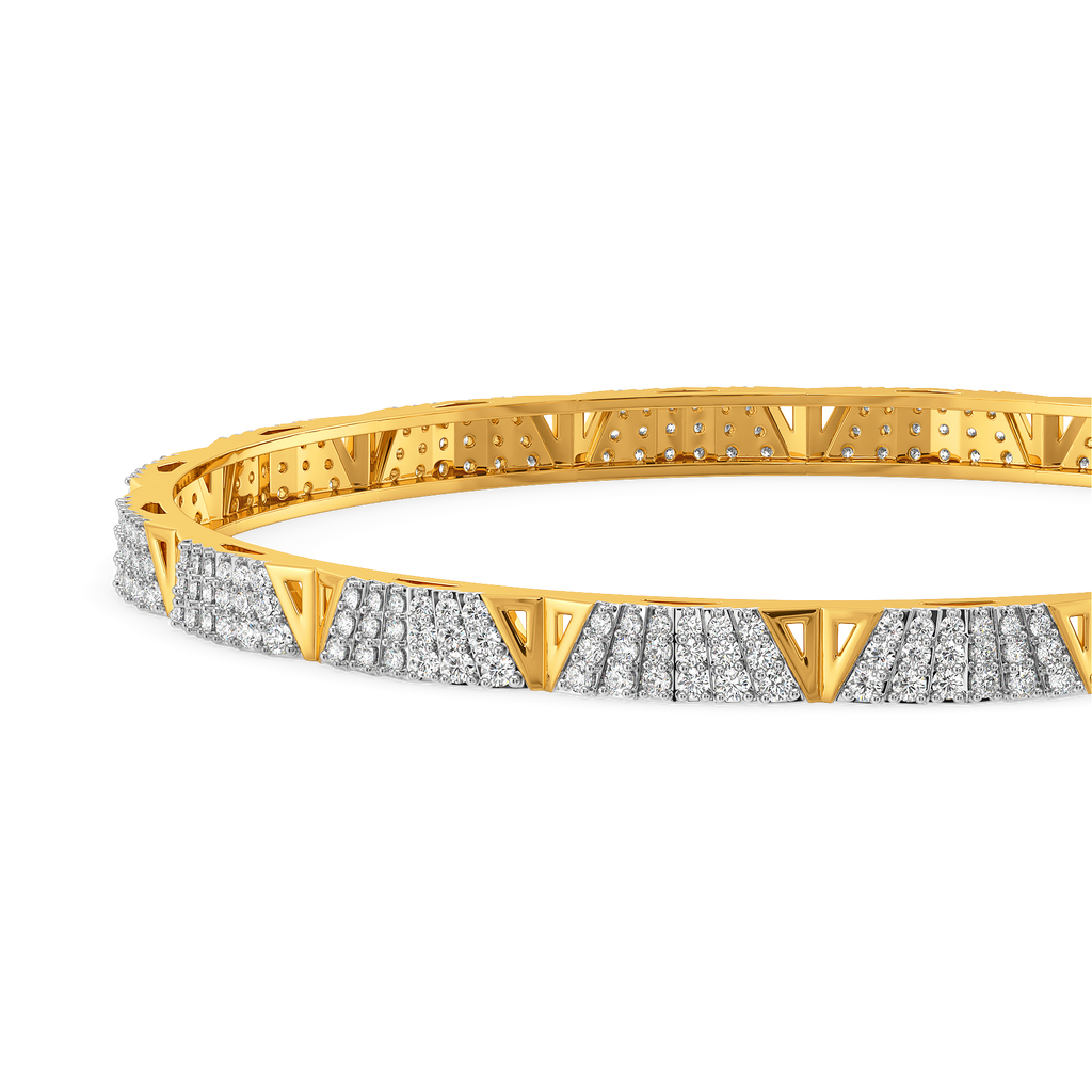 Pleats Please Diamond Bangles