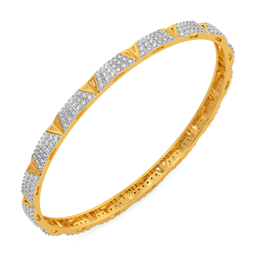 Pleats Please Diamond Bangles