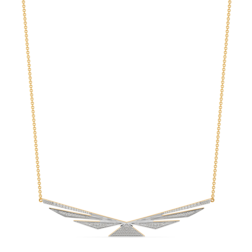 Pretty in Pleats Diamond Necklaces