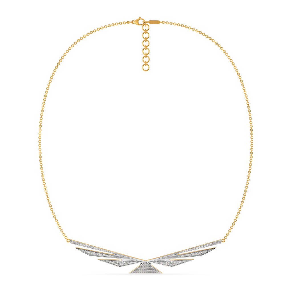 Pretty in Pleats Diamond Necklaces