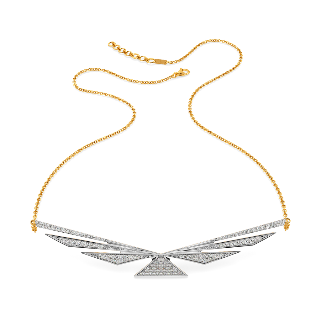 Pretty in Pleats Diamond Necklaces