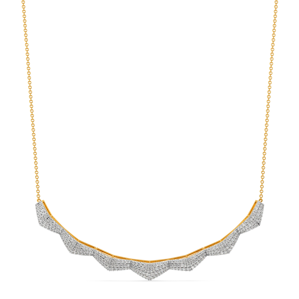 Pleated to Perfection Diamond Necklaces