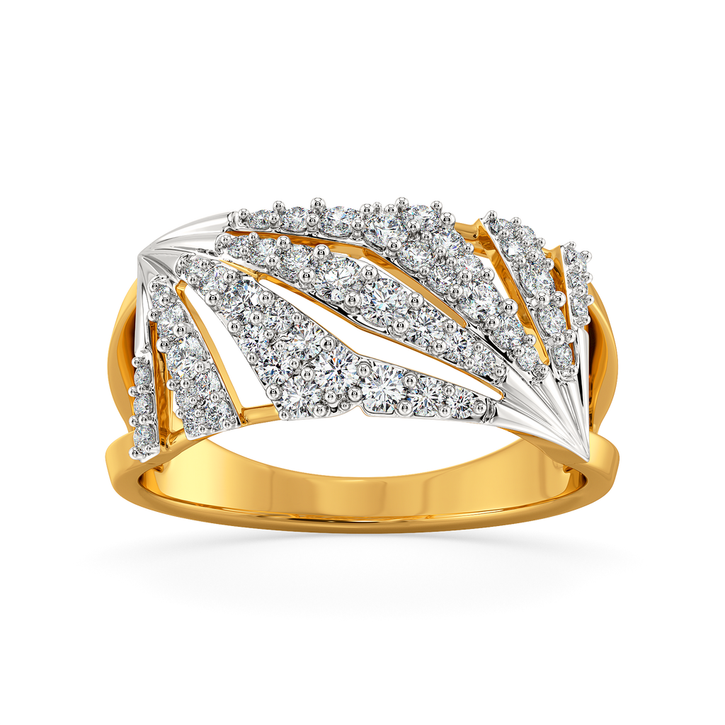 Iconic Pleats Diamond Rings