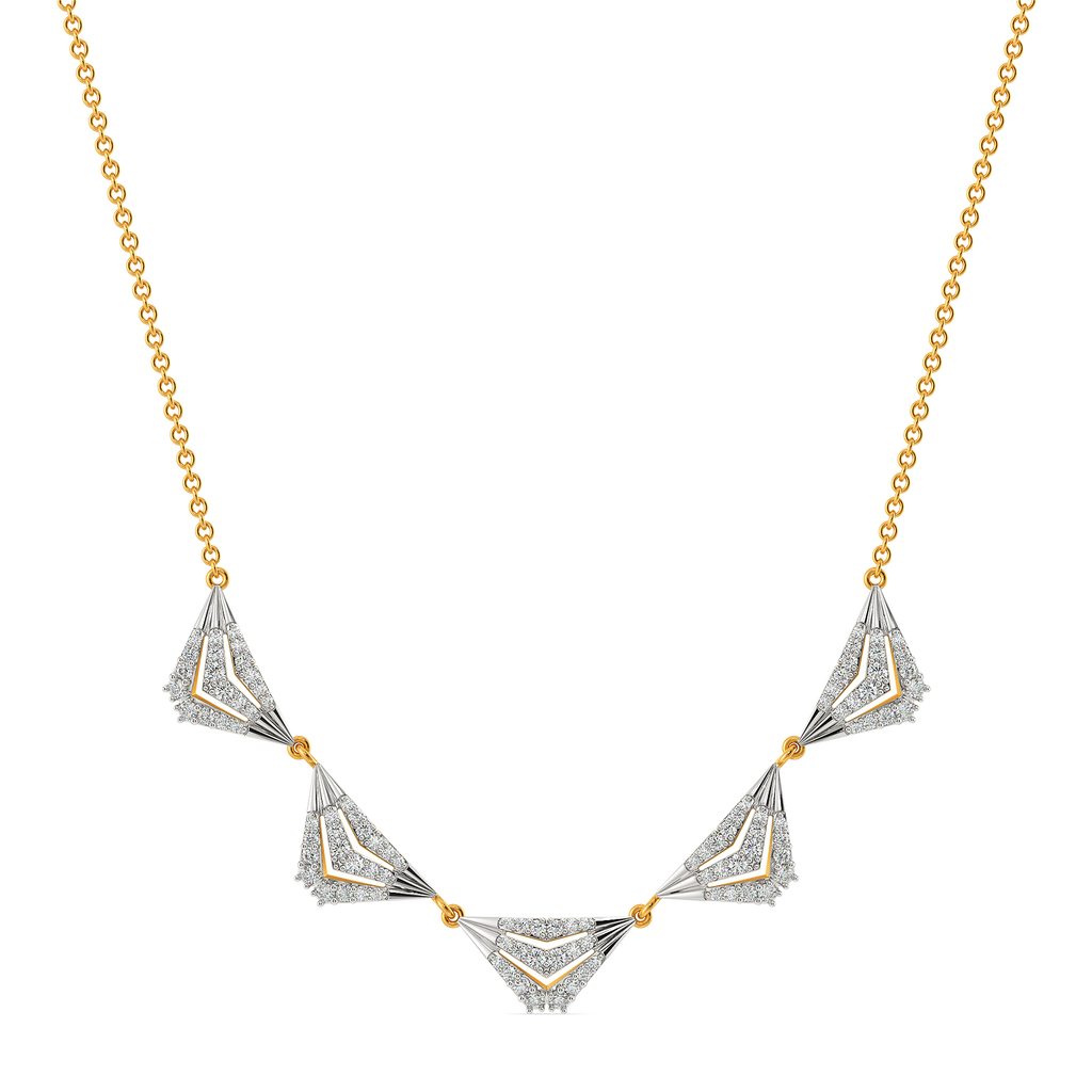 Iconic Pleats Diamond Necklaces