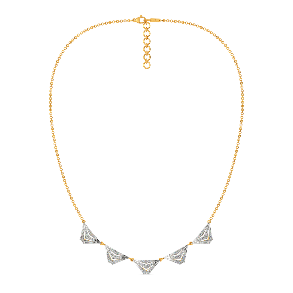 Iconic Pleats Diamond Necklaces