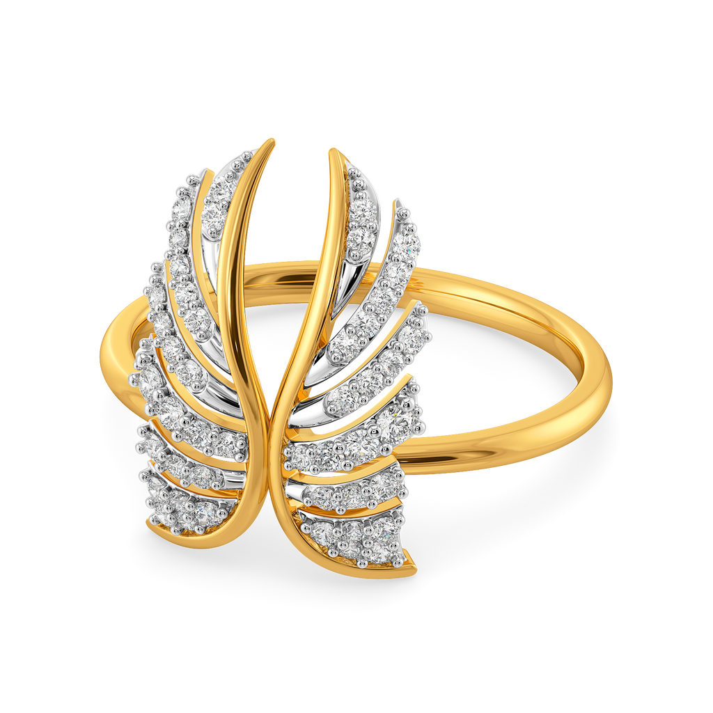 Pleats Reimagined Diamond Rings