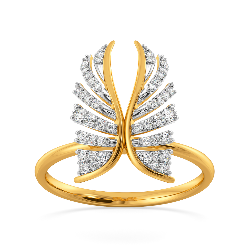 Pleats Reimagined Diamond Rings