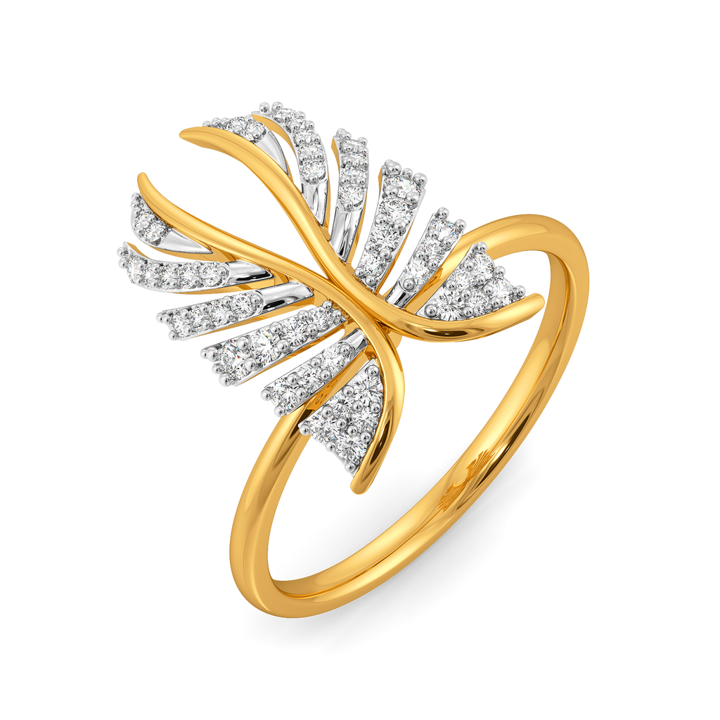 Pleats Reimagined Diamond Rings