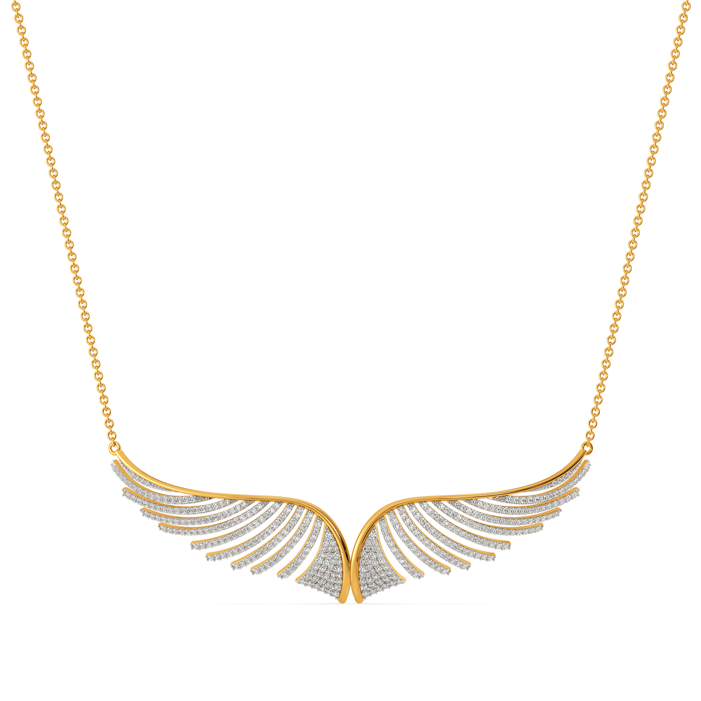 Pleats Reimagined Diamond Necklaces