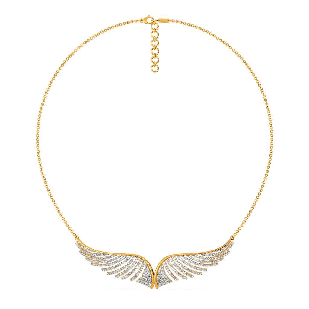 Pleats Reimagined Diamond Necklaces
