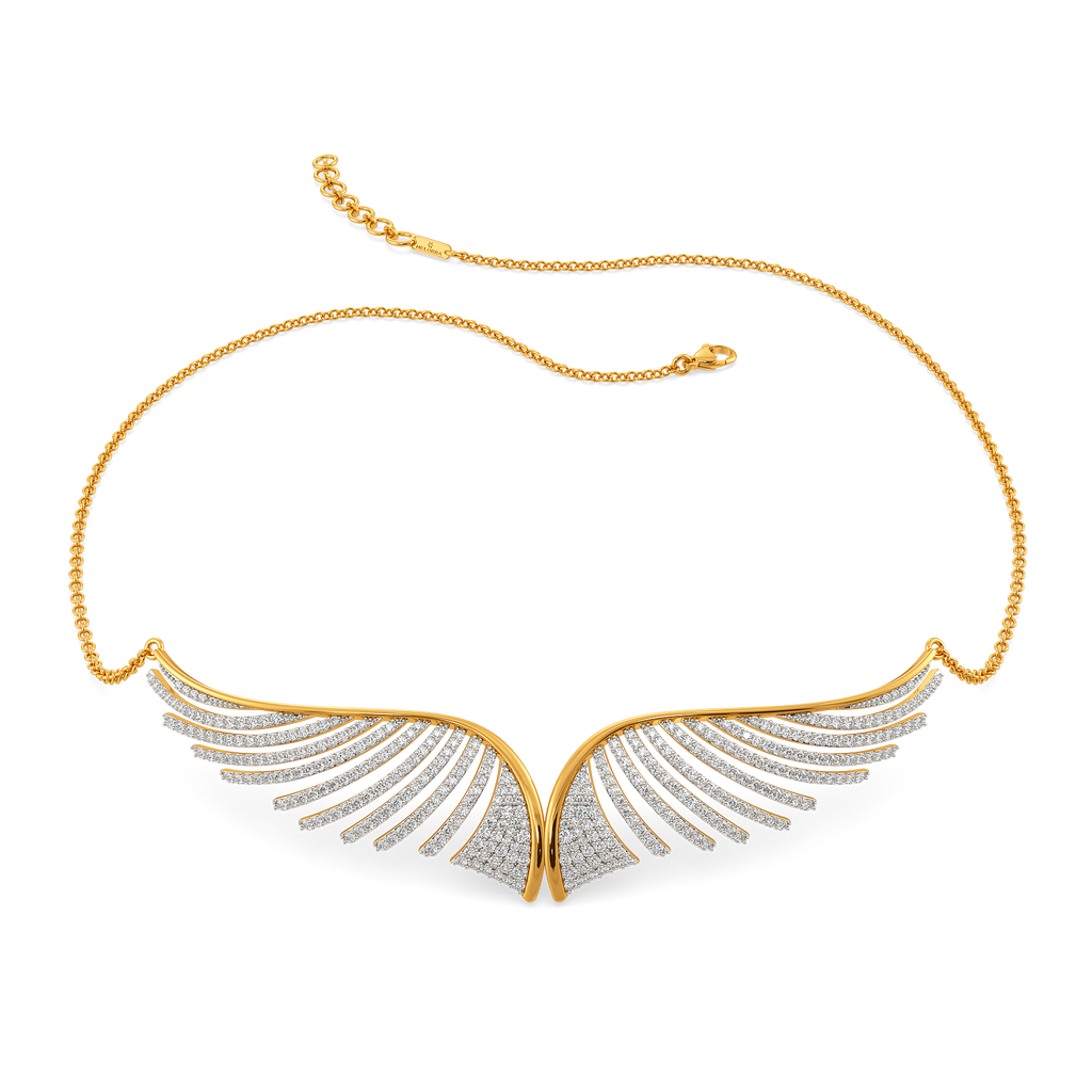Pleats Reimagined Diamond Necklaces