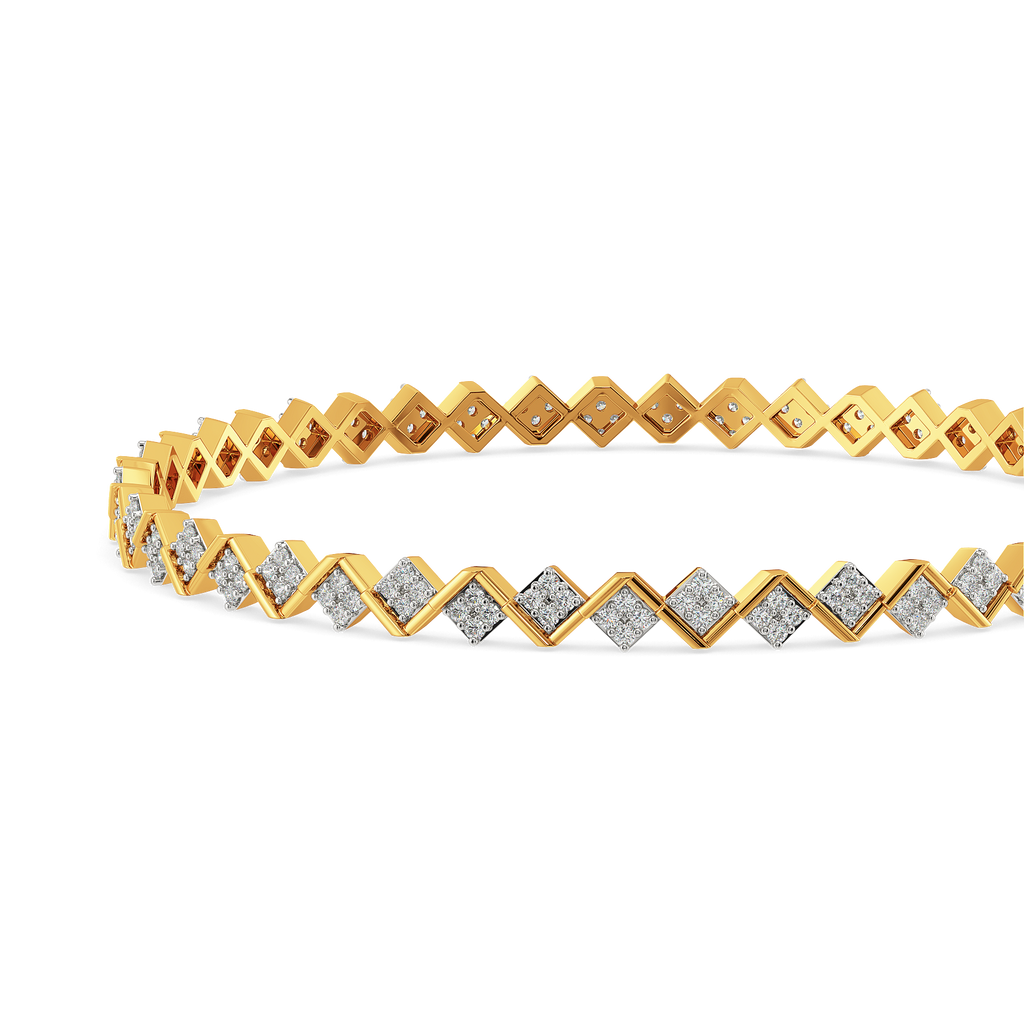 Plaid it Cool Diamond Bangles
