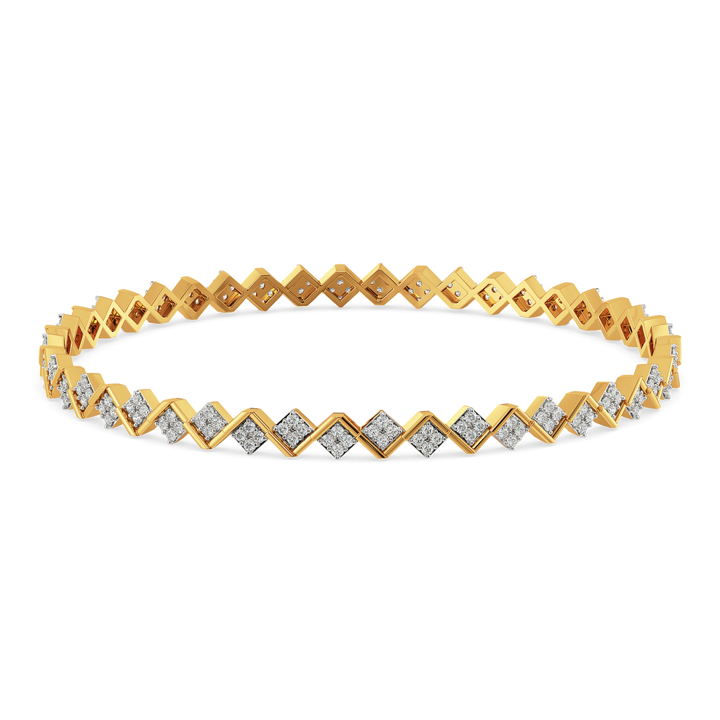 Plaid it Cool Diamond Bangles