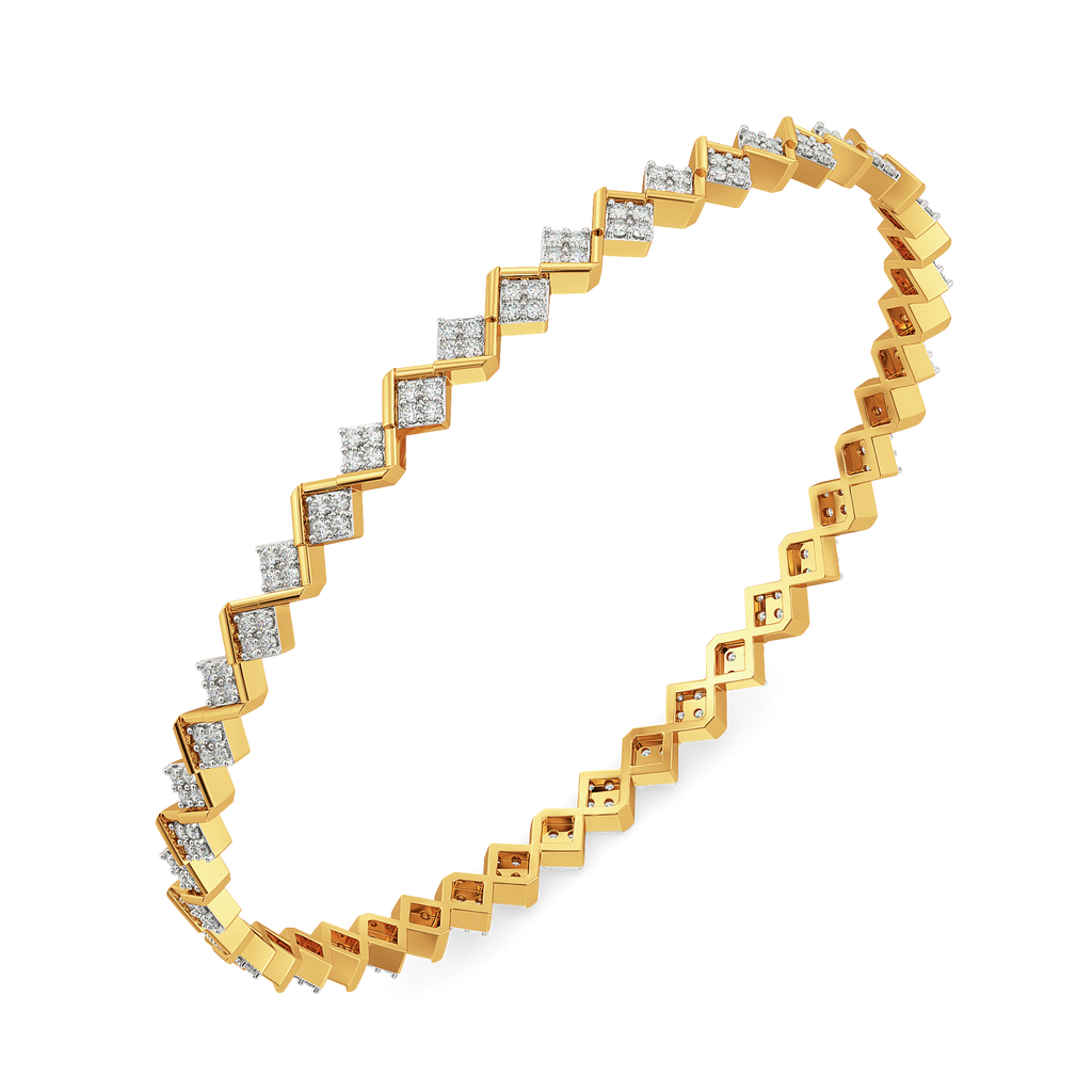 Plaid it Cool Diamond Bangles