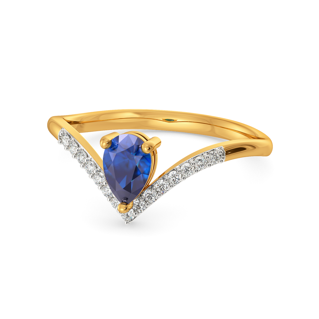 Crowned in Blue Diamond Rings