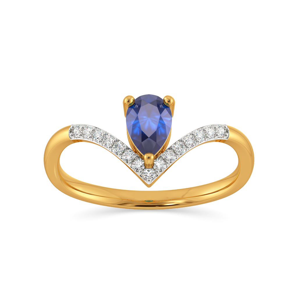 Crowned in Blue Diamond Rings
