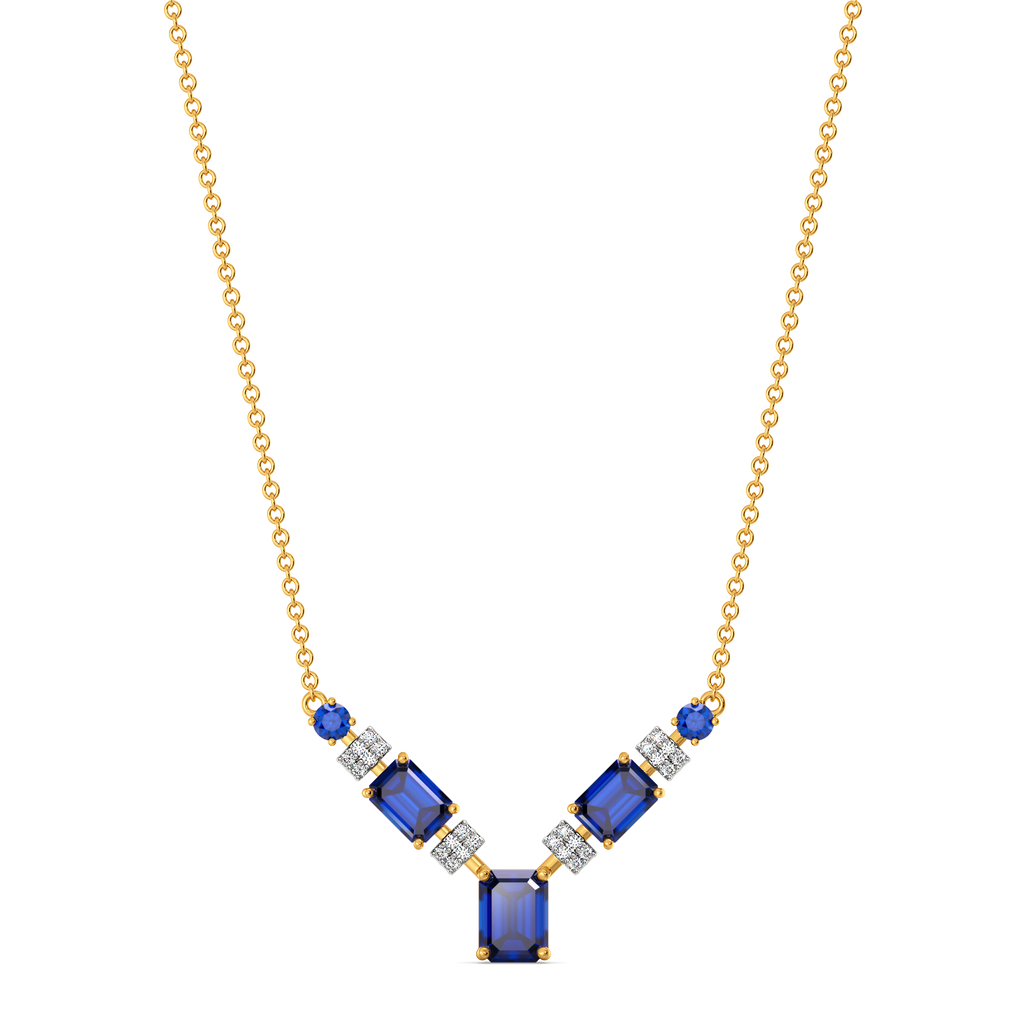 Reign in Blue Diamond Necklaces