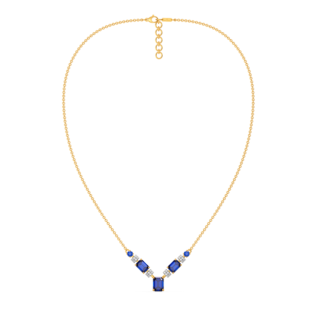 Reign in Blue Diamond Necklaces