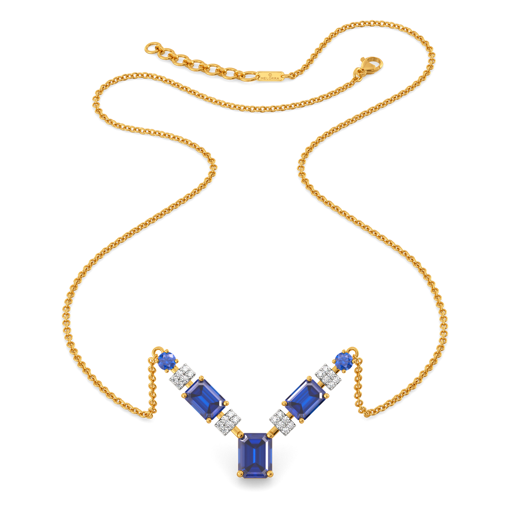 Reign in Blue Diamond Necklaces