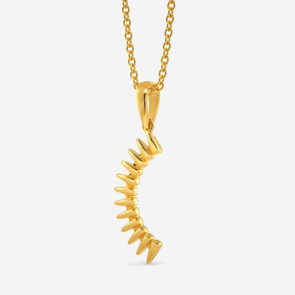 Chipper in Zipper Gold Pendants