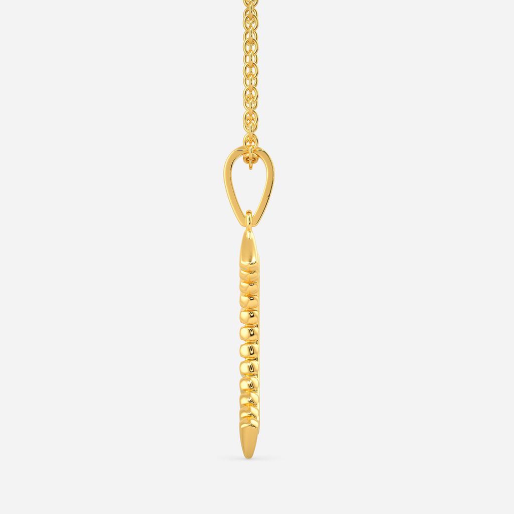 Chipper in Zipper Gold Pendants