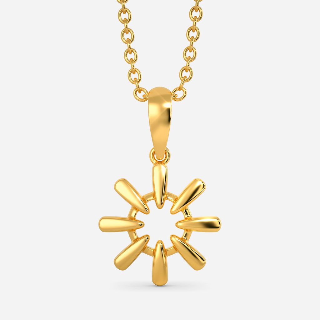 Fixed on Zips Gold Pendants