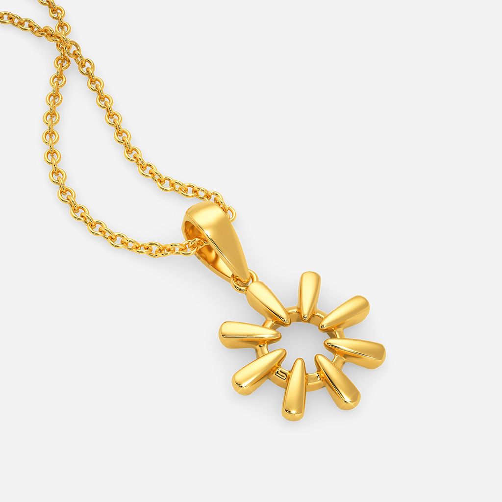 Fixed on Zips Gold Pendants