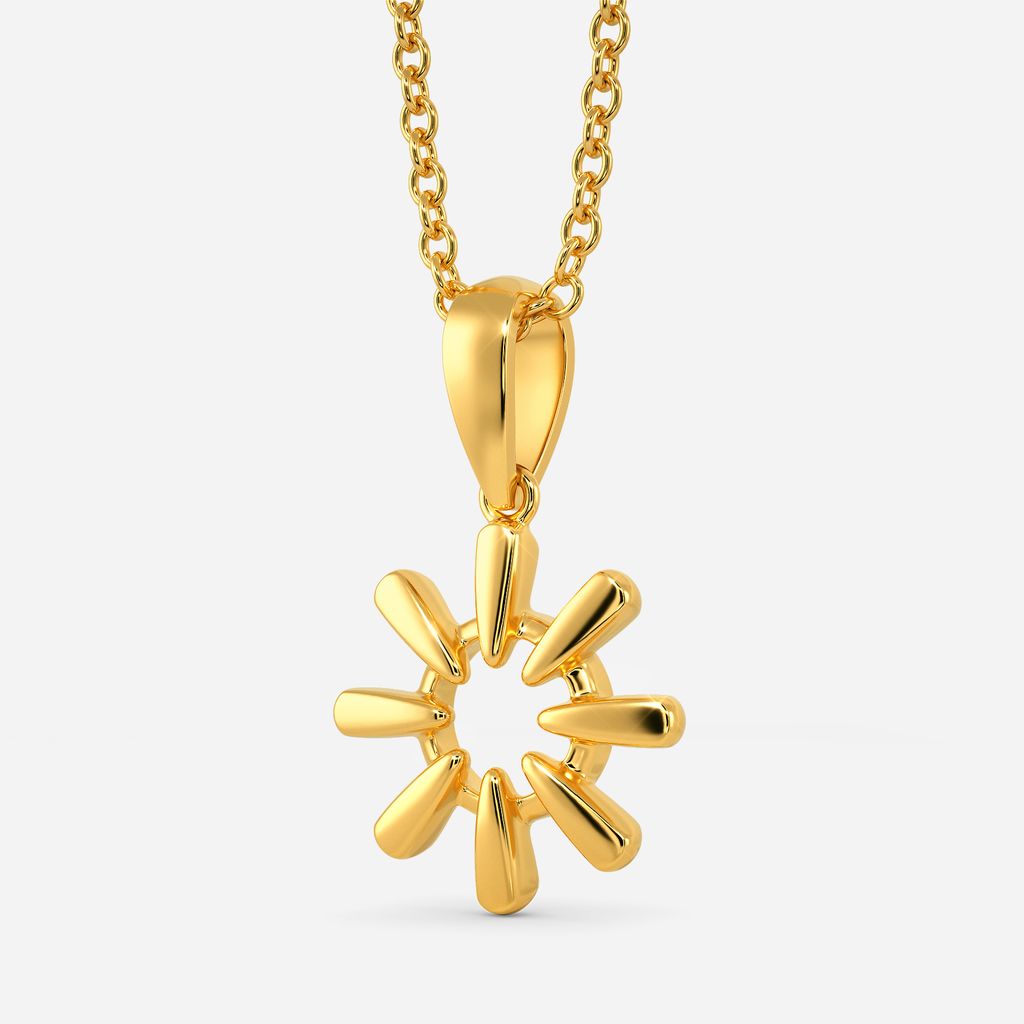 Fixed on Zips Gold Pendants