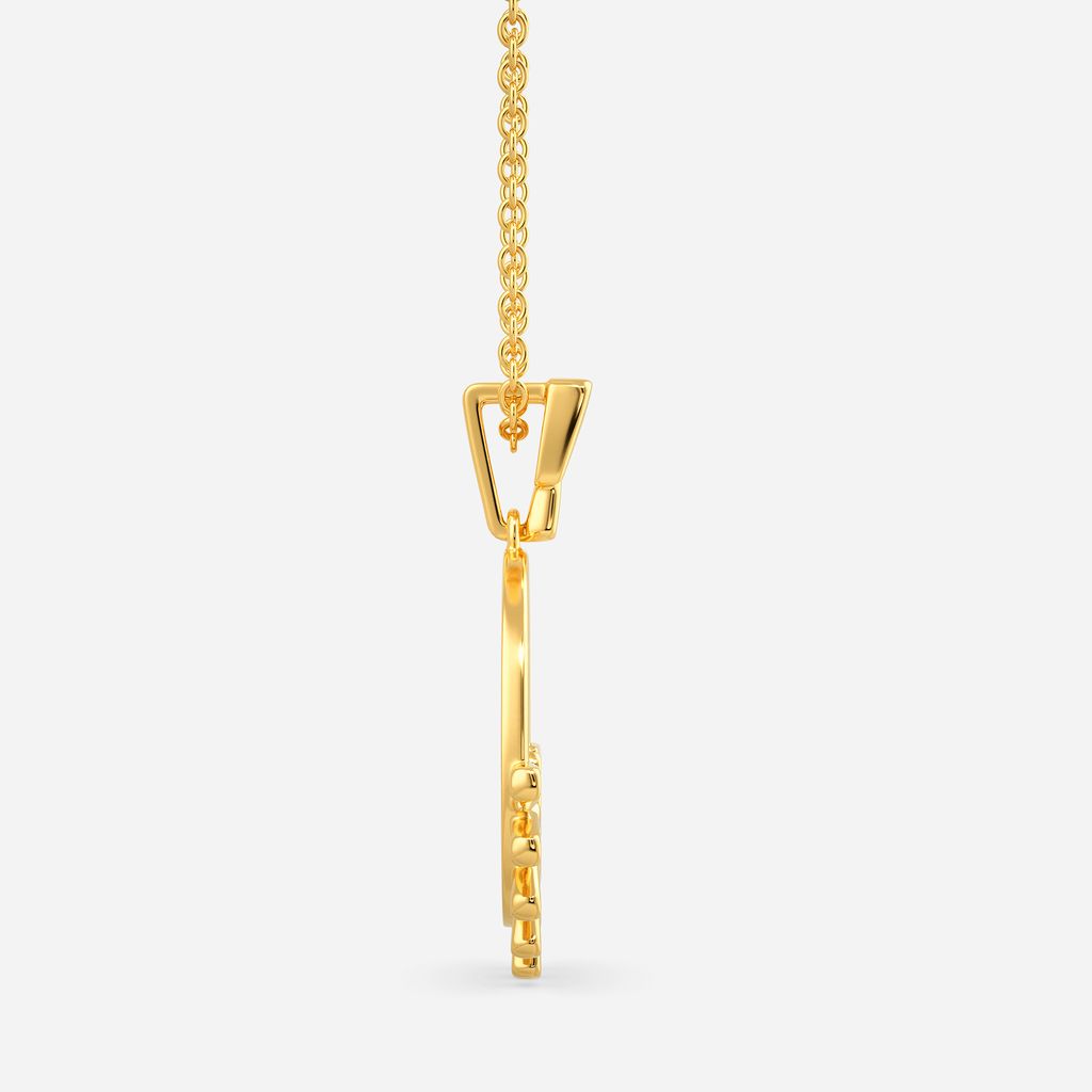 Zip Allure Gold Pendants
