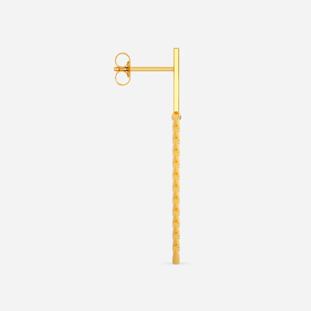 Glide in Style Gold Earrings