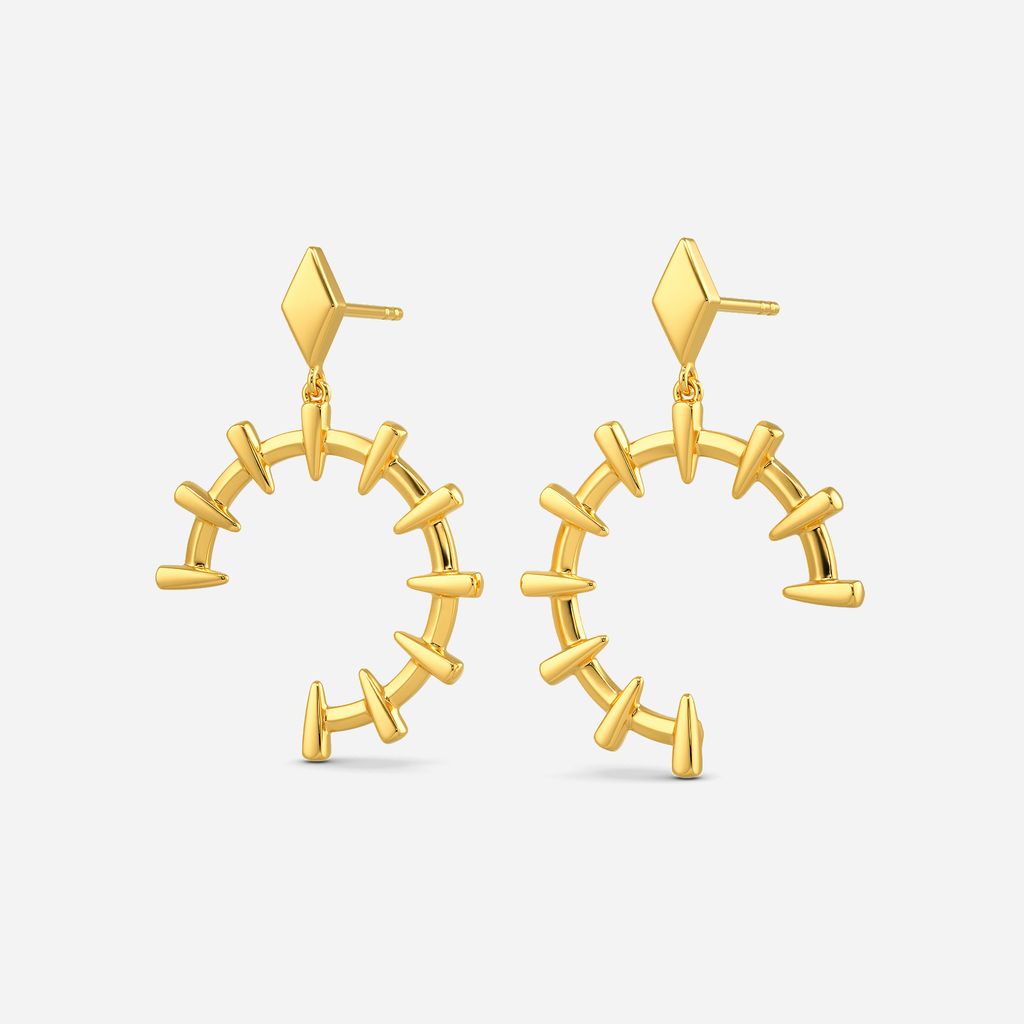 Trim Factor Gold Earrings