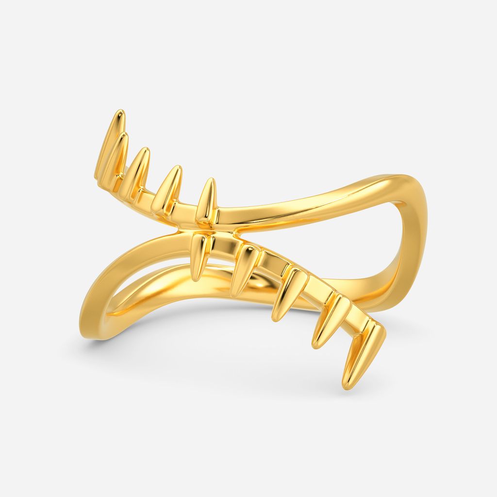 Trim Factor Gold Rings alternate view 2