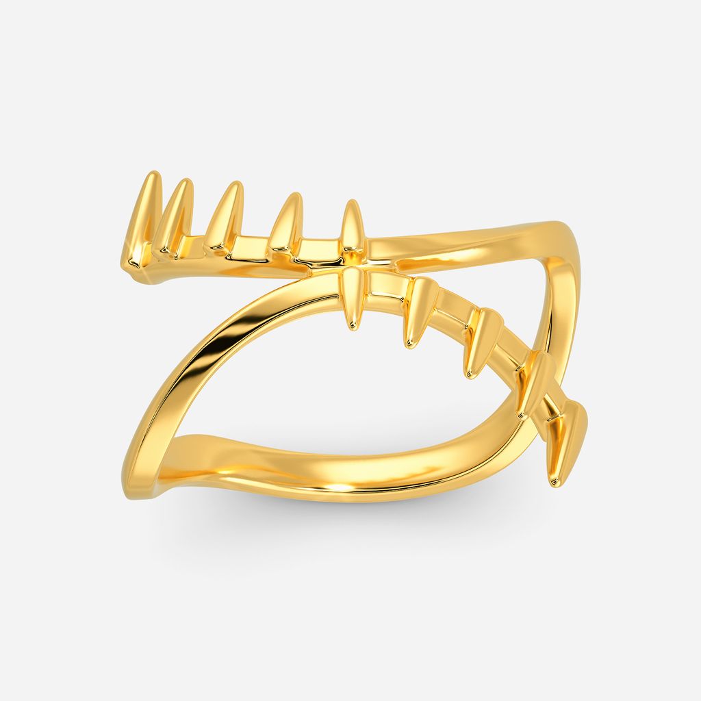 Trim Factor Gold Rings alternate view 3