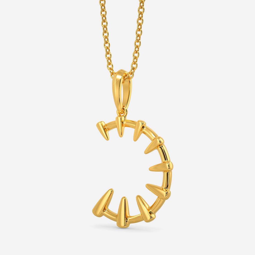 Trim Factor Gold Pendants
