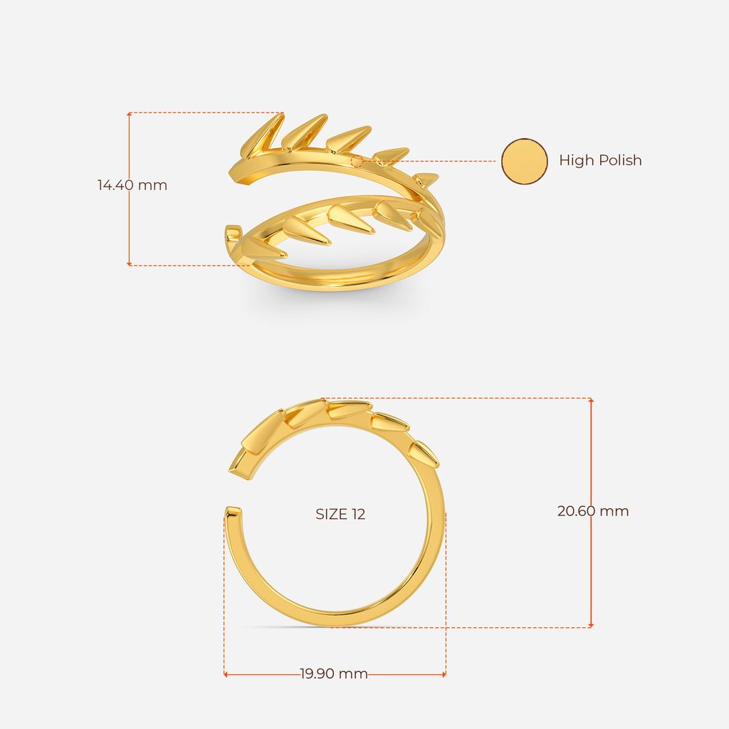 Zip Along Gold Rings image