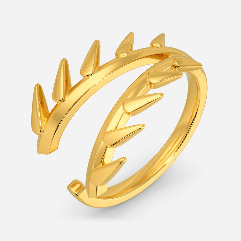Zip Along Gold Rings